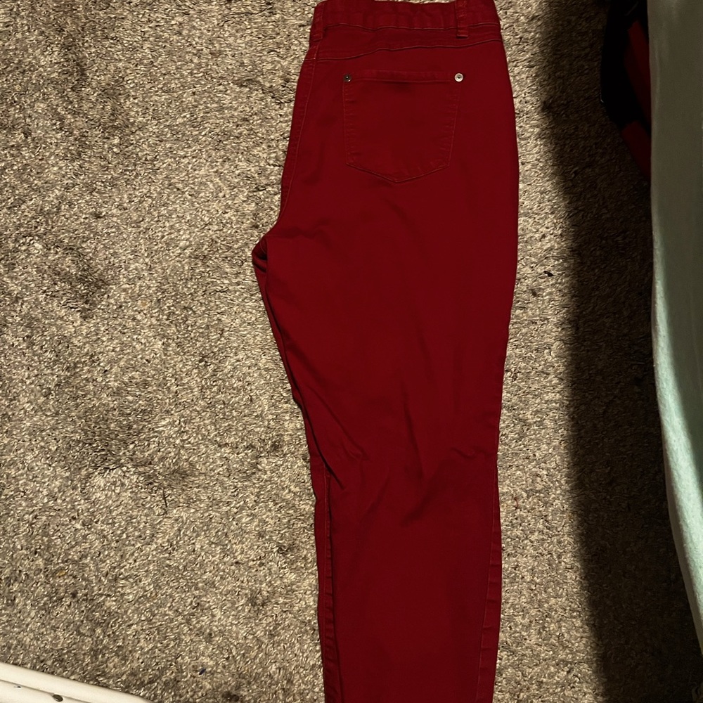 Artisan NY red jeans sz 16